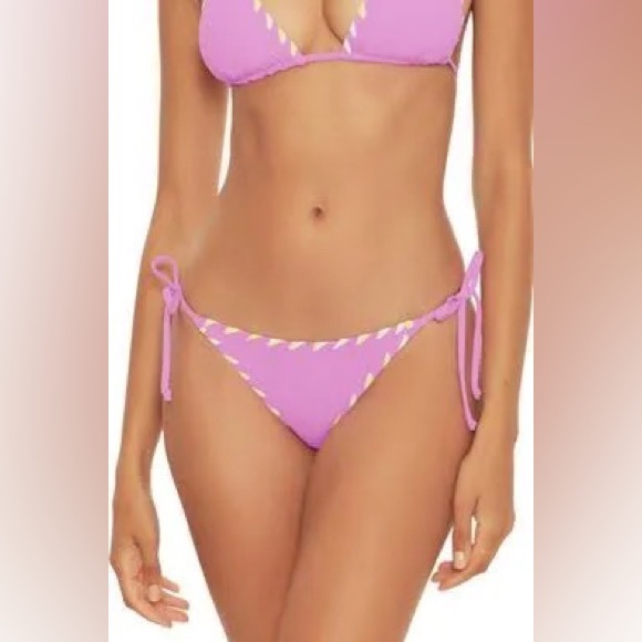 BECCA Camille side tie reversible bikini set size xs - Picture 5 of 10
